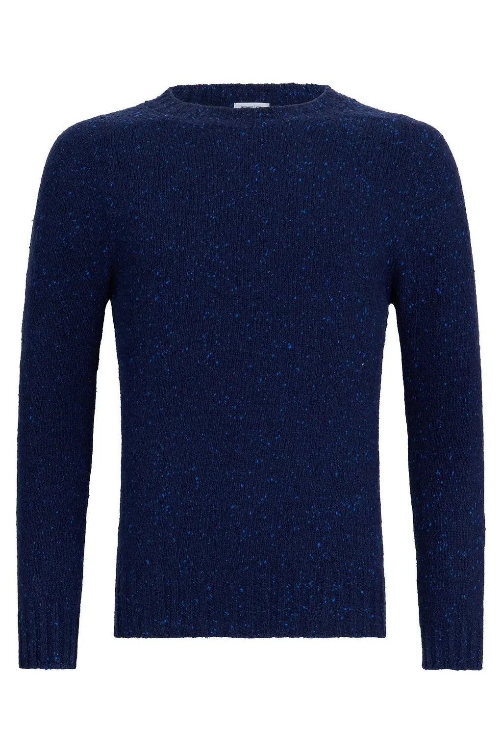 Malo Speckled Crew-Neck Knitted Sweater