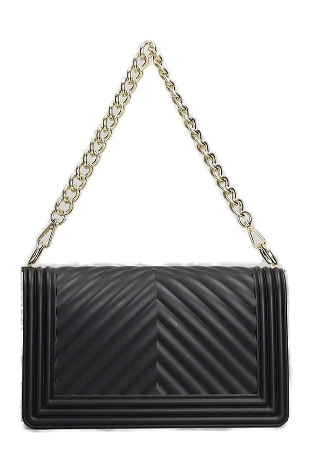 Marc Ellis Logo Plaque Chain Shoulder Bag