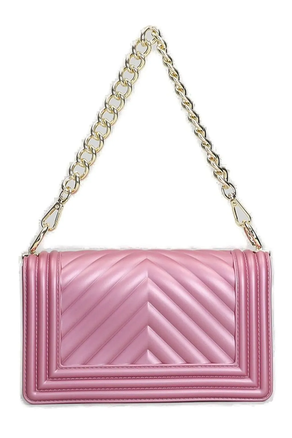 Marc Ellis Logo Plaque Chain Shoulder Bag