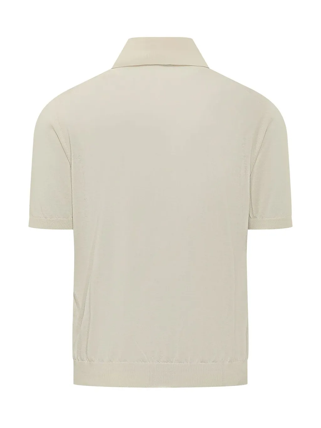 Malo Three-Button Knit Polo Shirt