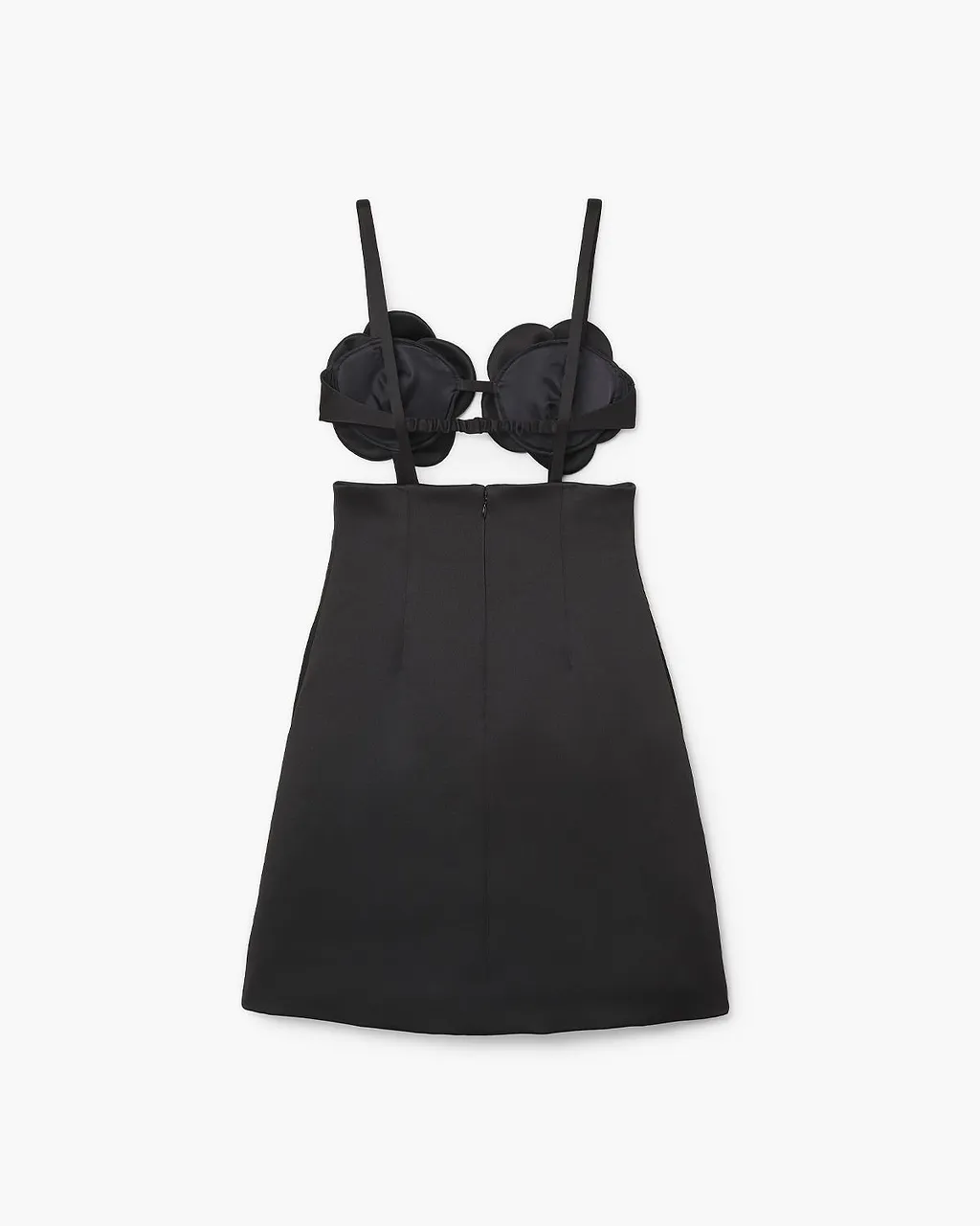 Marc Jacobs Satin Daisy Appliqué Dress