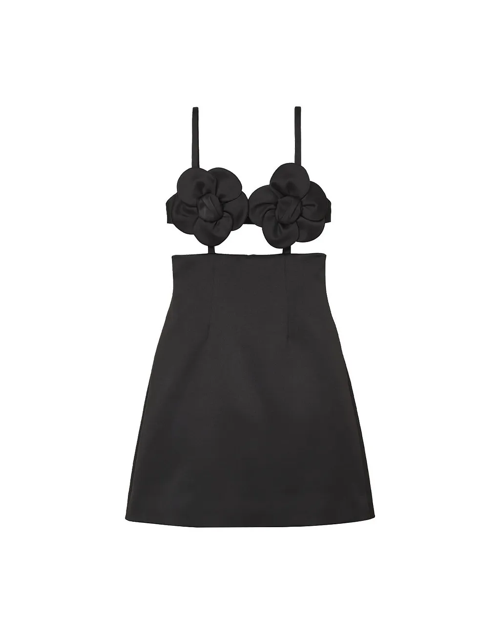 Marc Jacobs Satin Daisy Appliqué Dress