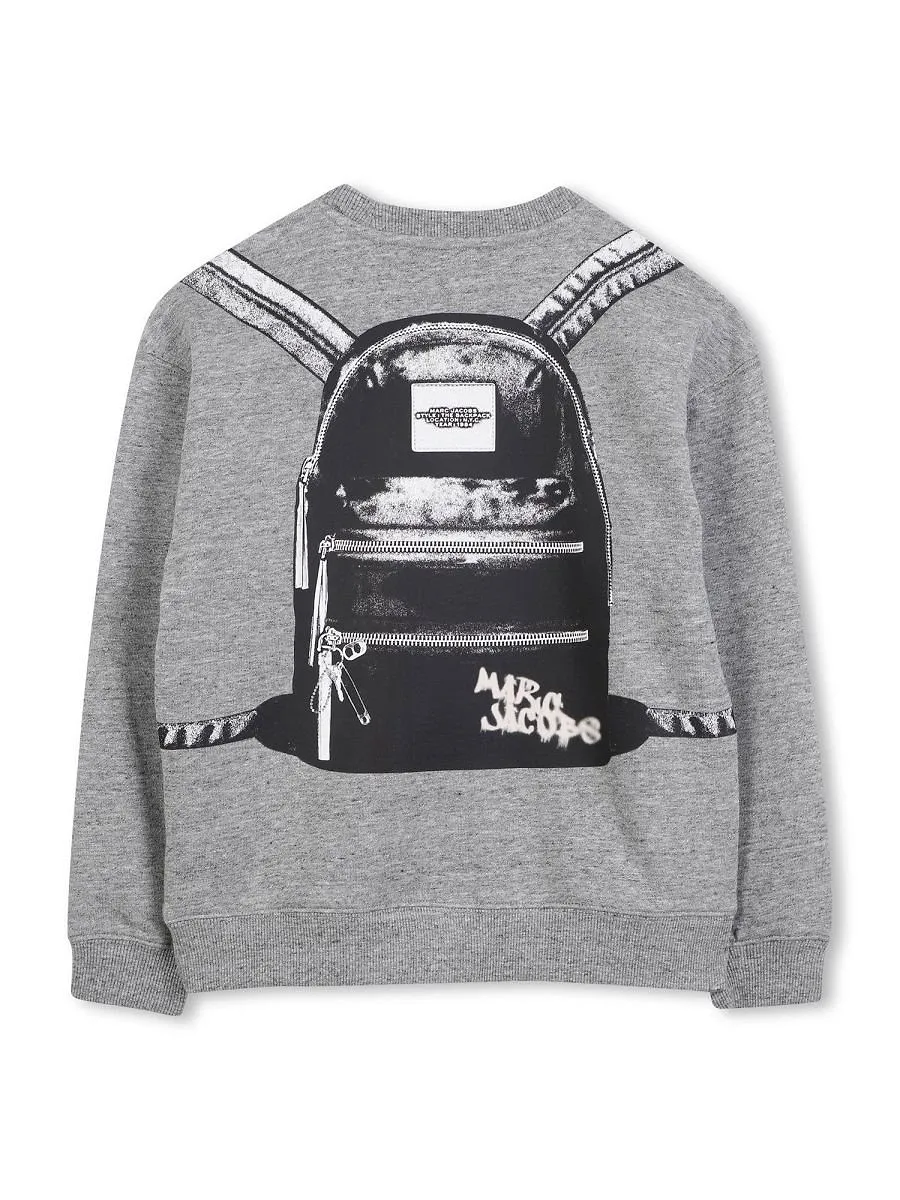 The Marc Jacobs Kids Backpack Print Sweatshirt