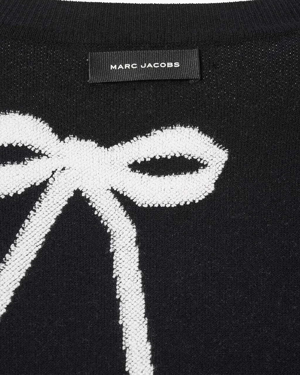 Marc Jacobs Bow Jacquard Knitted Sweater