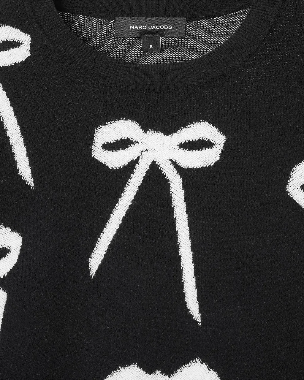 Marc Jacobs Bow Jacquard Knitted Sweater