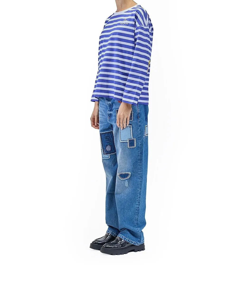 Marc Jacobs Daisy Striped Long Sleeved T-Shirt