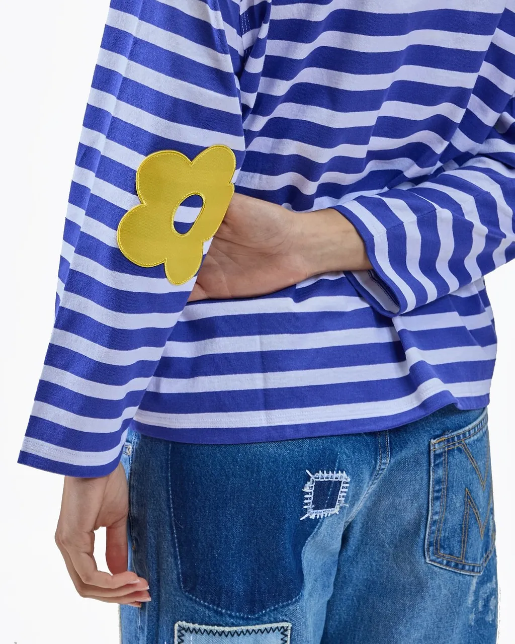Marc Jacobs Daisy Striped Long Sleeved T-Shirt