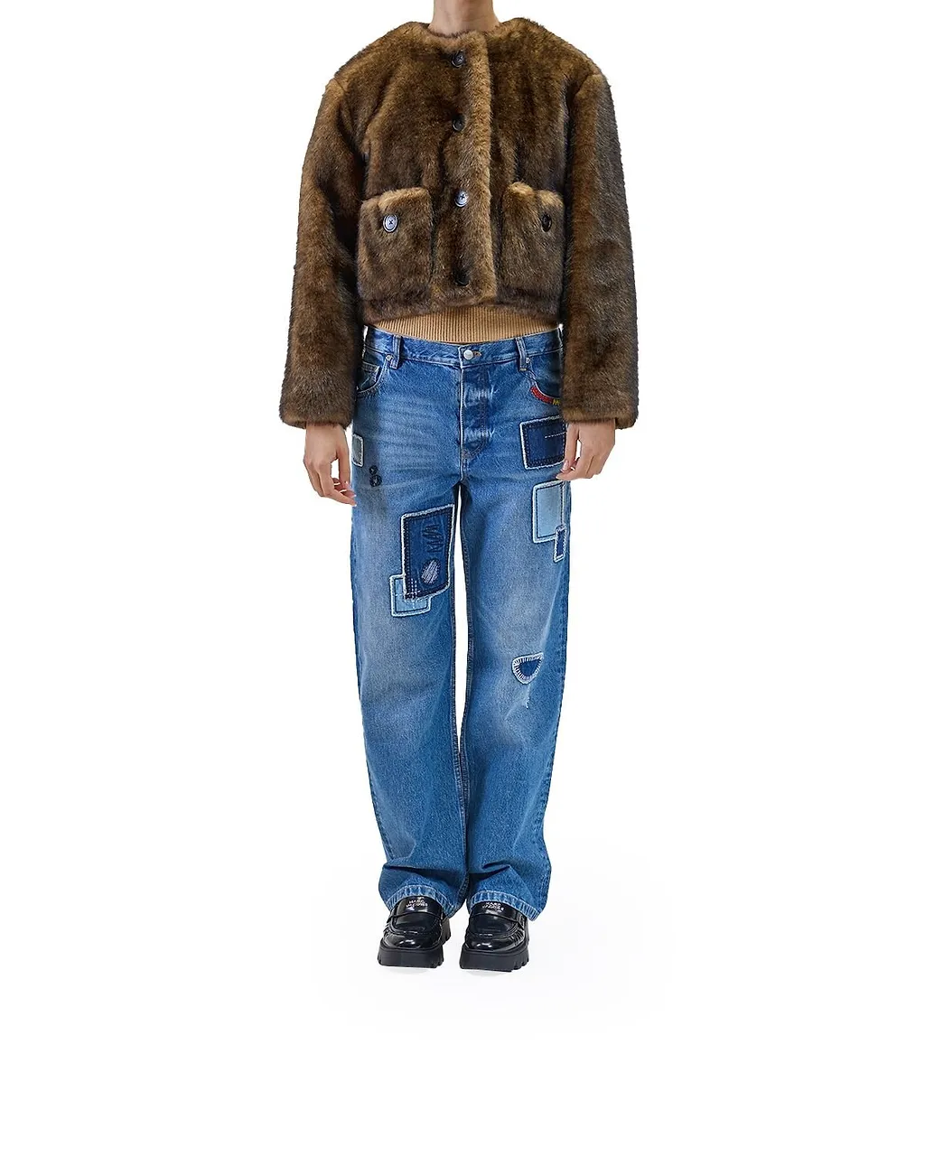 Marc Jacobs Teddy Cropped Jacket