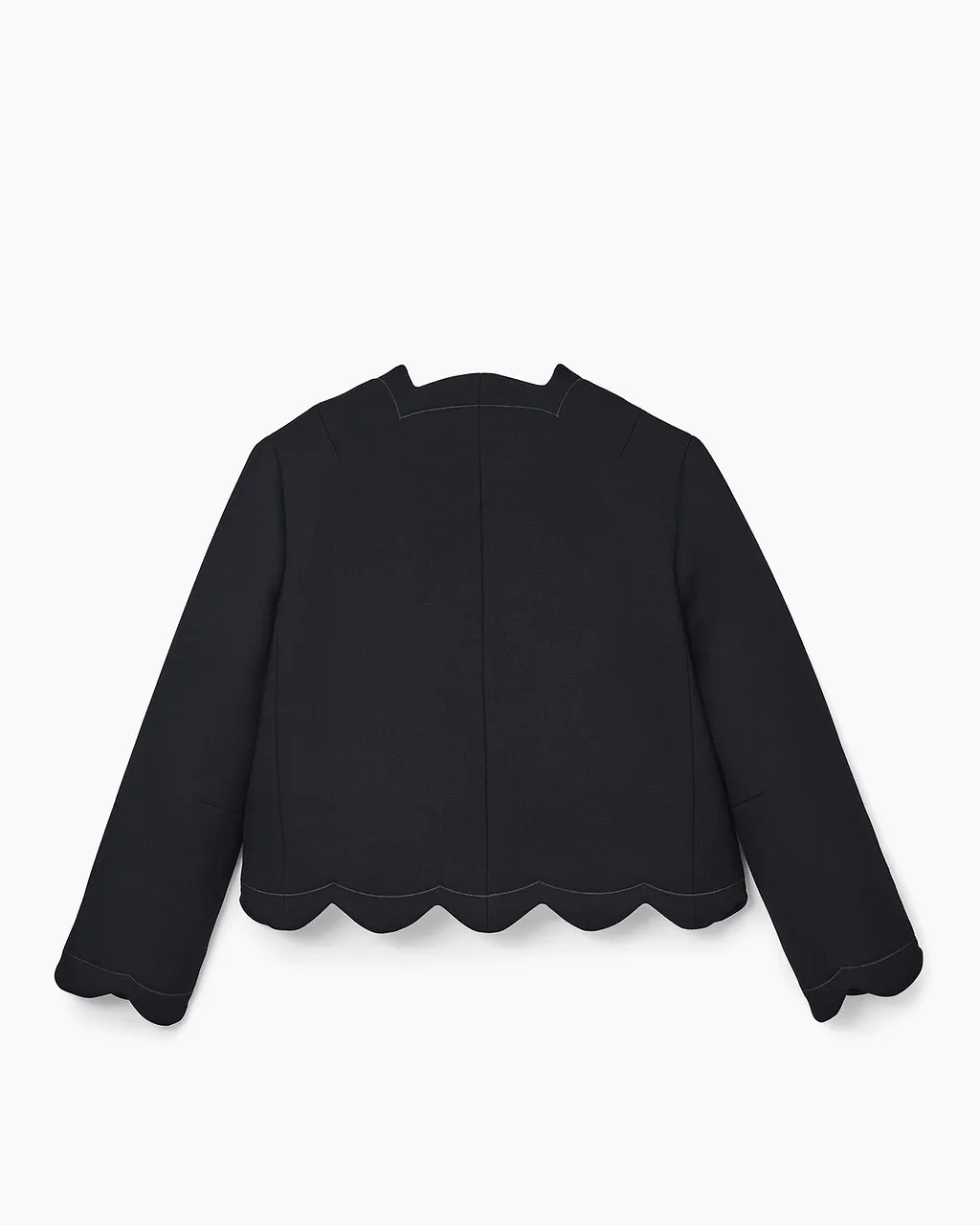 Marc Jacobs Daisy Scalloped Cropped Jacket