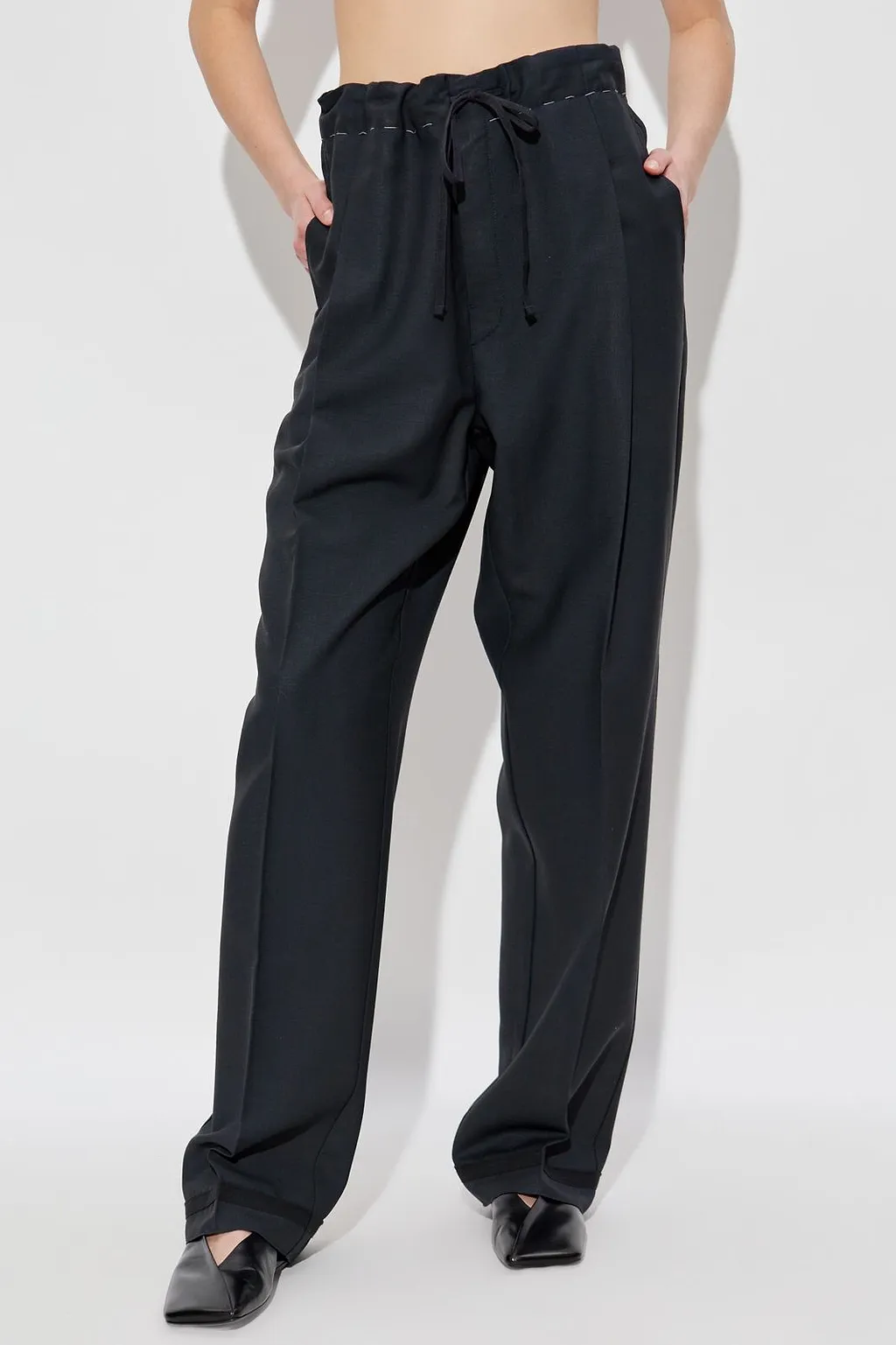 Maison Margiela Wide-Leg Trousers