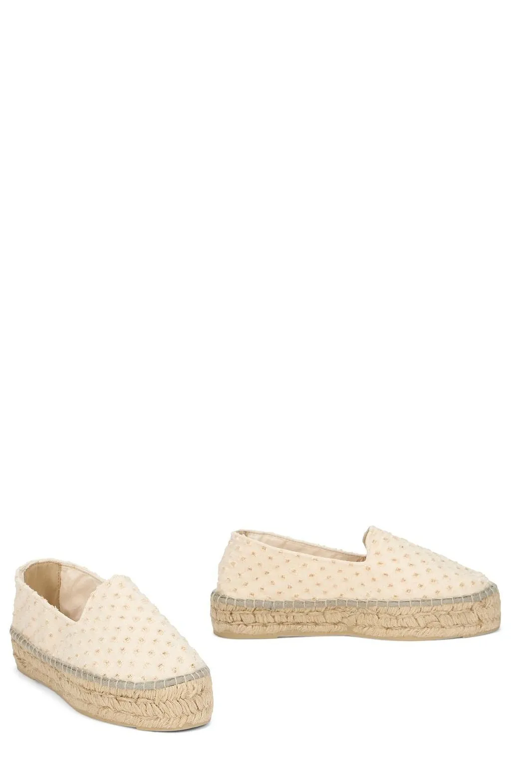 Textured Platform Espadrilles