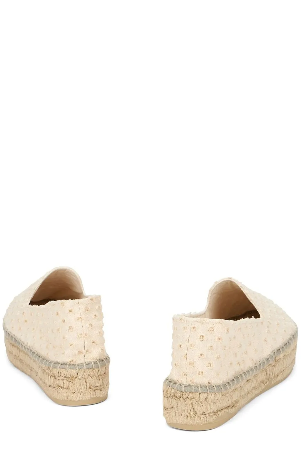 Textured Platform Espadrilles