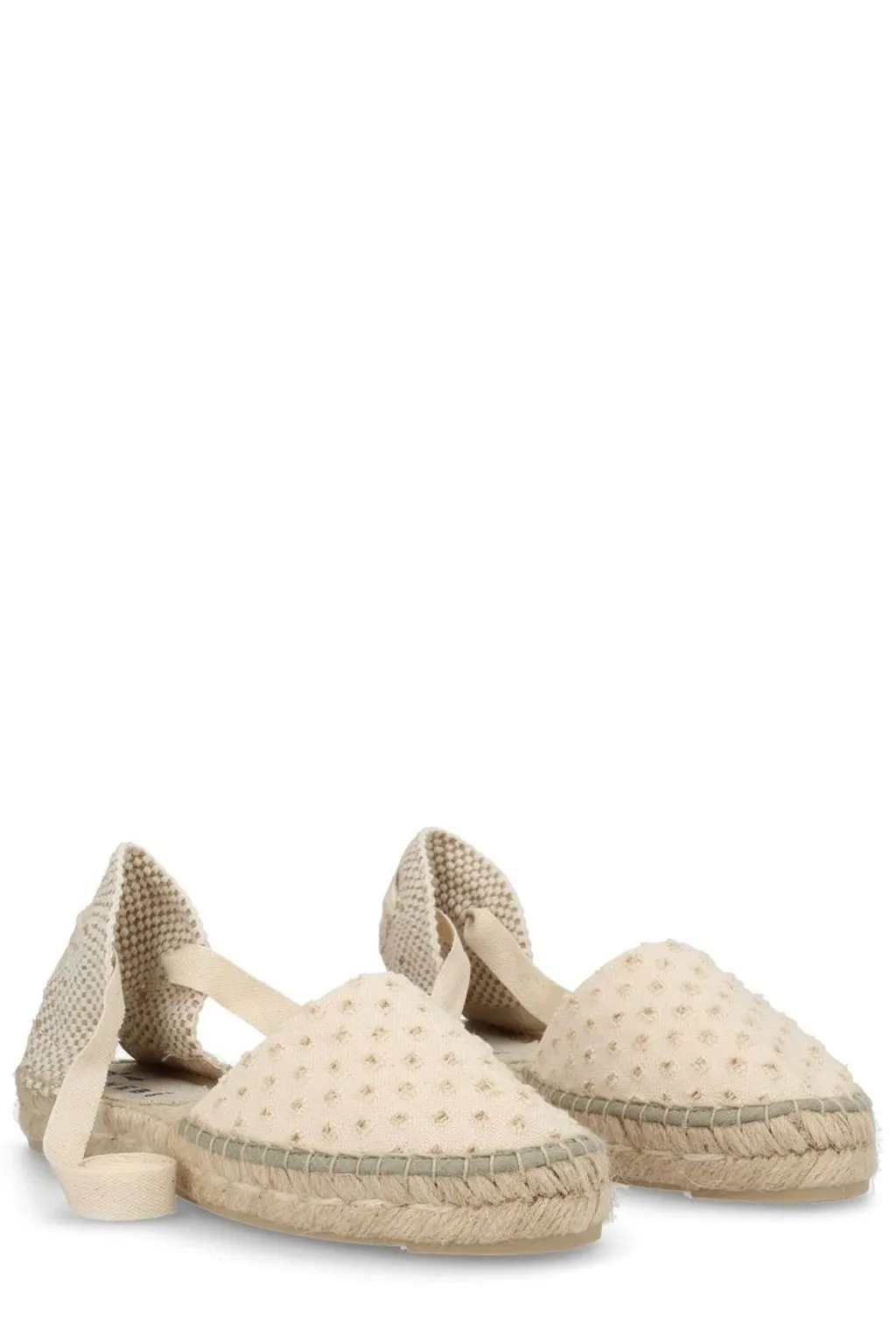 Manebí Studded Ankle-Tie Espadrilles