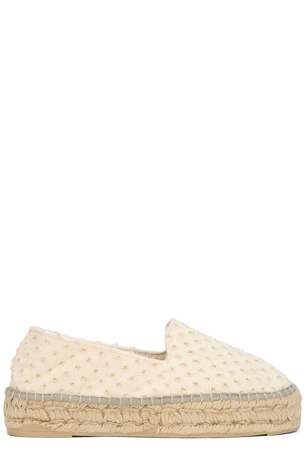 Textured Platform Espadrilles