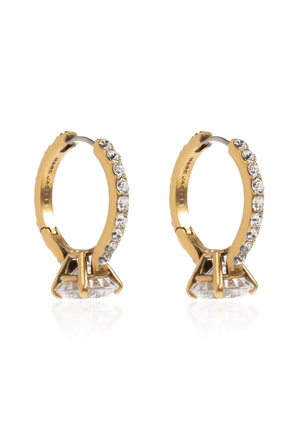 Marc Jacobs Pavé Hoop Earrings