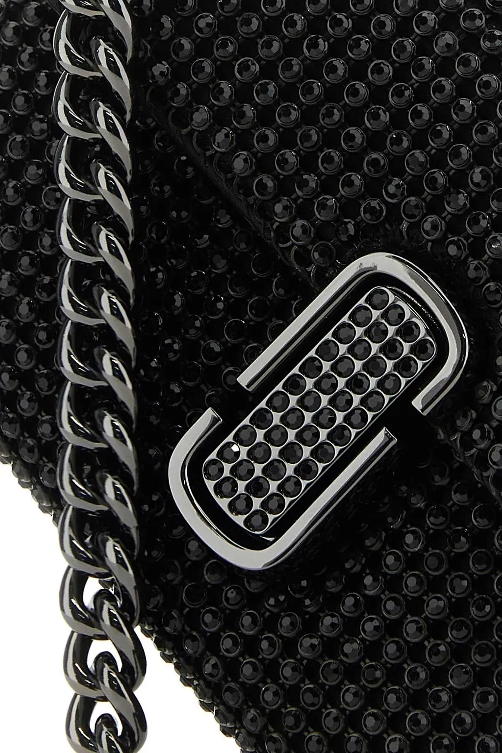 The Rhinestone J Marc Logo Detailed Mini Shoulder Bag