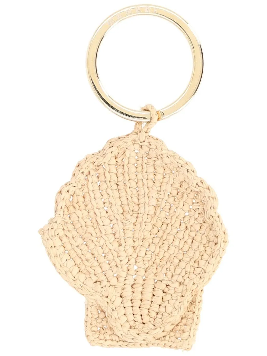 Woven Shell Bag Charm