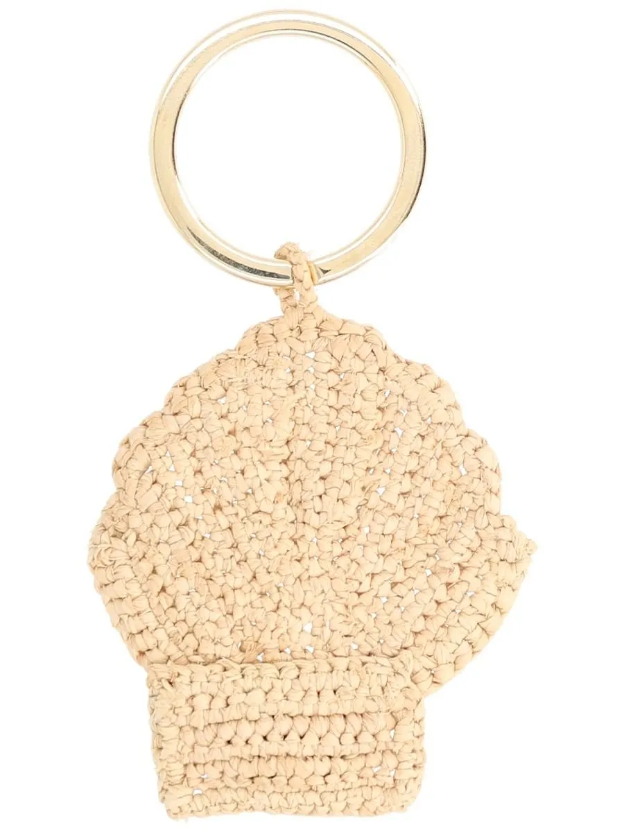 Woven Shell Bag Charm