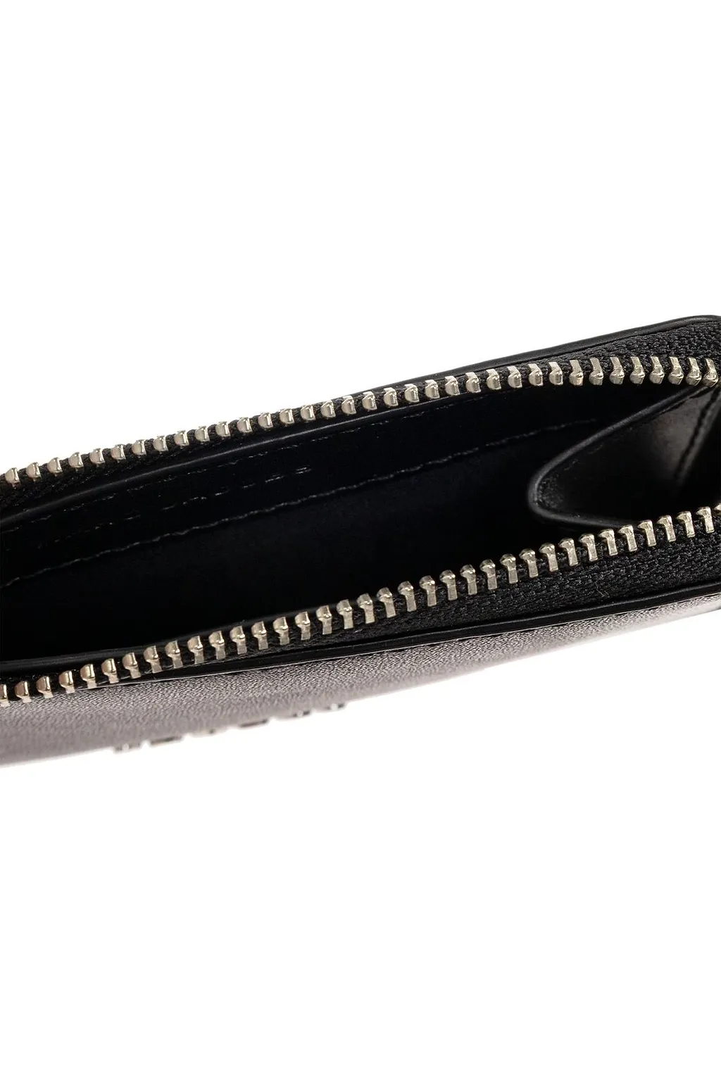 The Coated Glitter Everyday Top Zip Charm Wallet