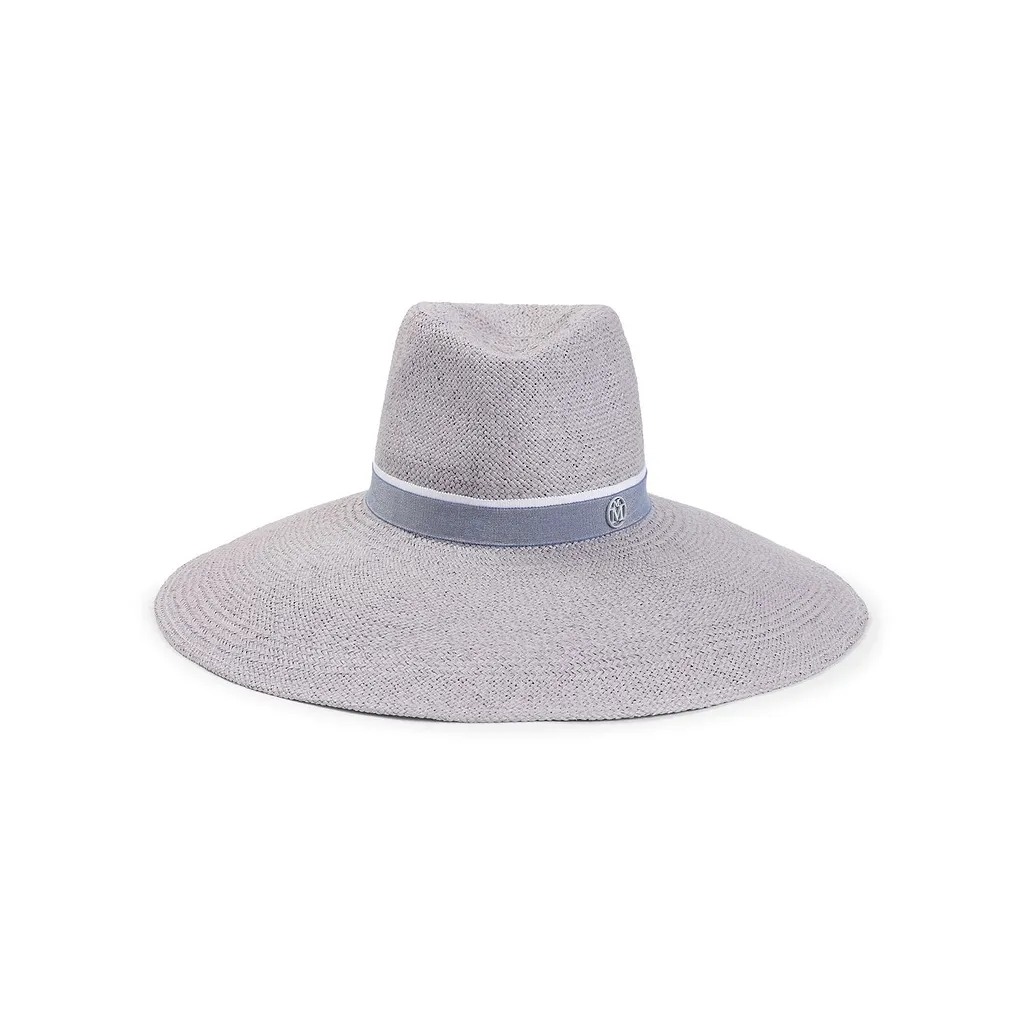 Maison Michel Anne Logo Plaque Hat