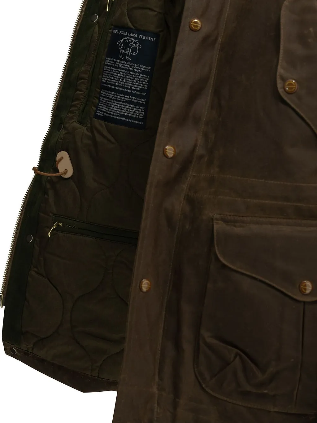Manifattura Ceccarelli New Fisherman Hooded Parka Coat
