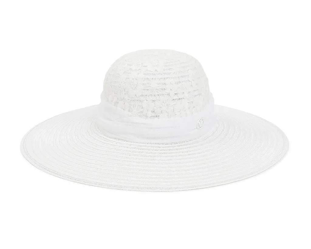 Blanche Logo Plaque Sun Hat