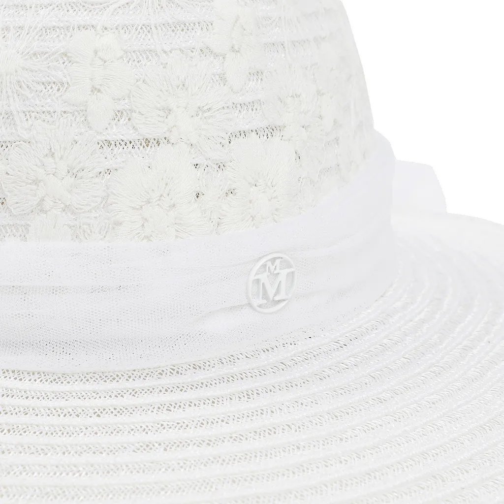 Blanche Logo Plaque Sun Hat