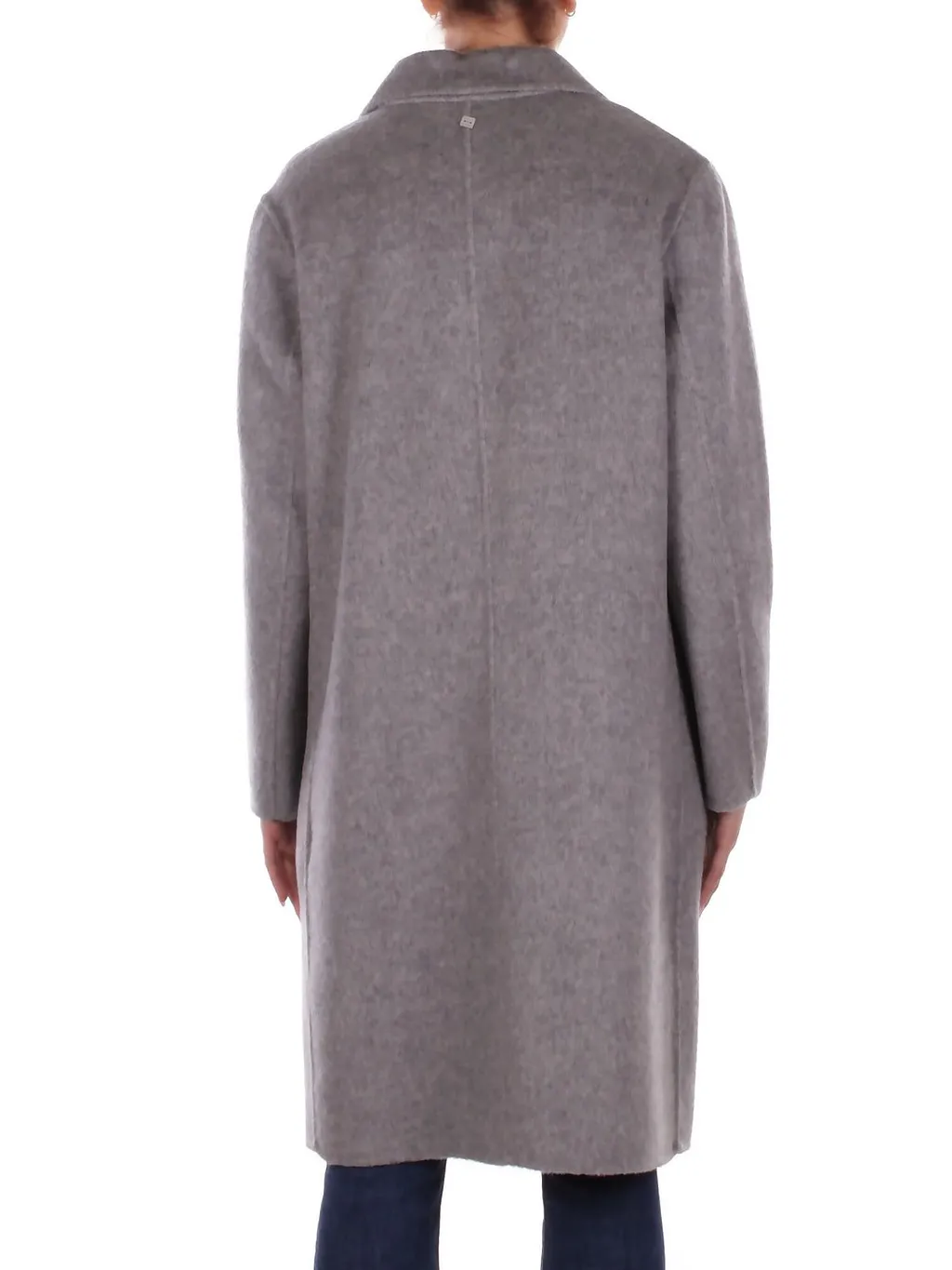Manila Grace Double-Breasted Bouclé Coat
