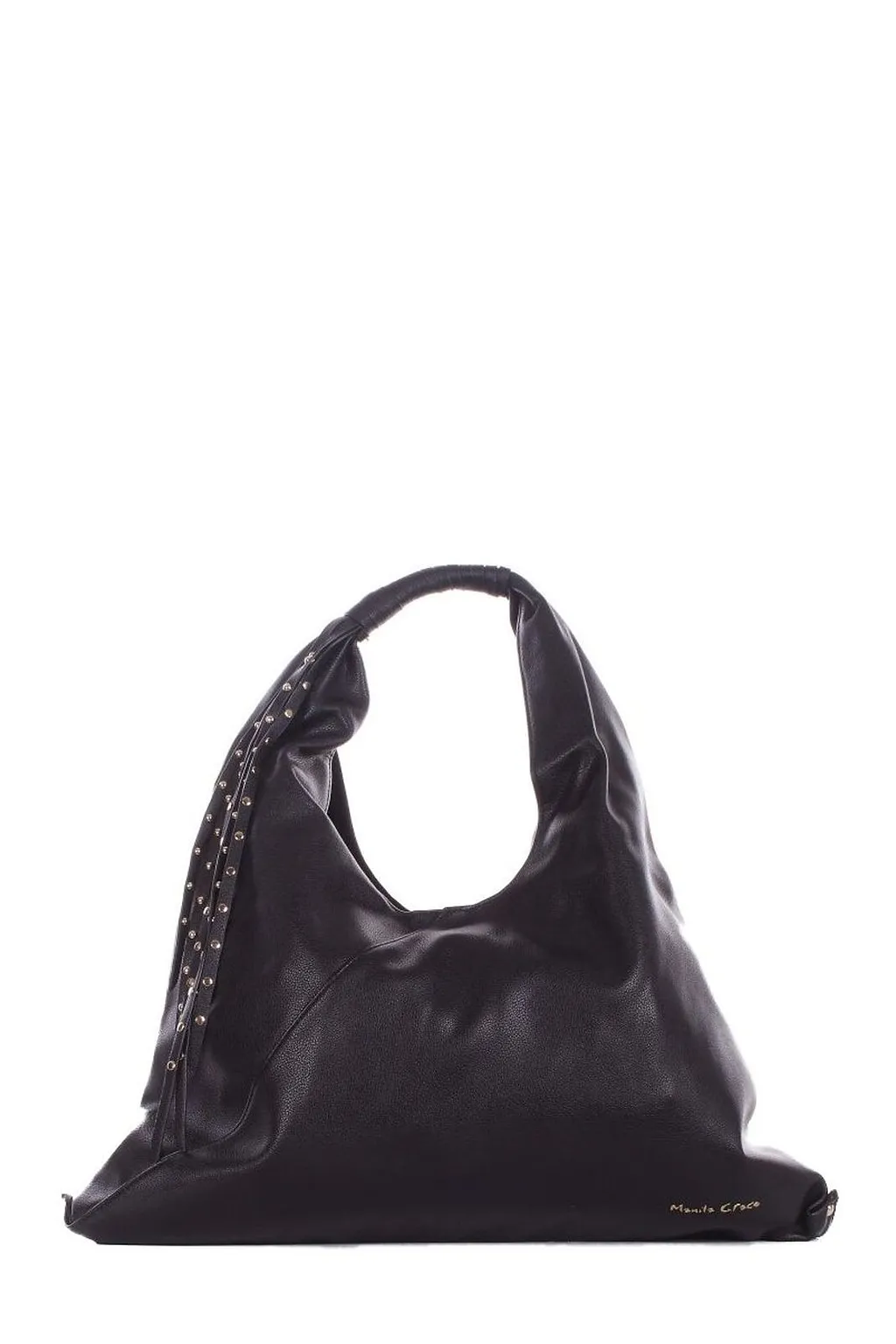 Manila Grace Fringes And Studs Sac Bag