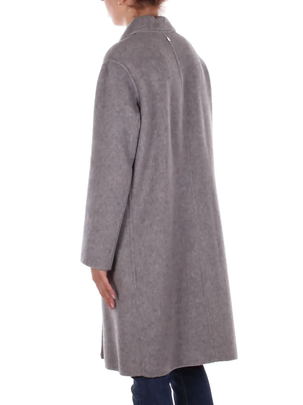 Manila Grace Double-Breasted Bouclé Coat