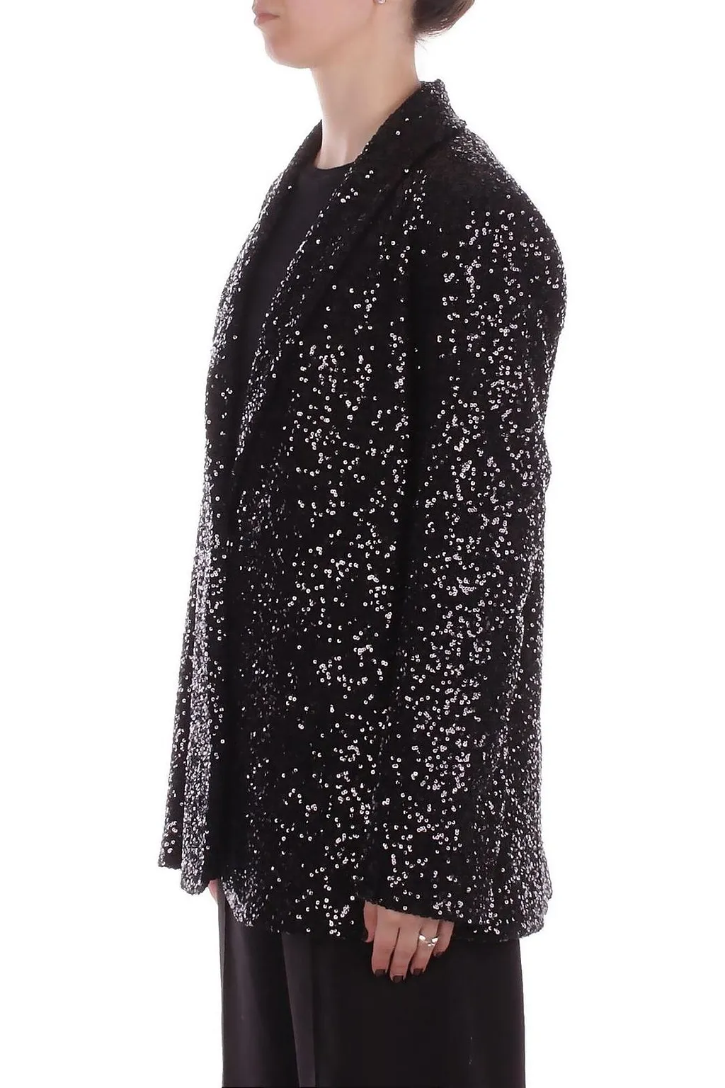 Manila Grace Embellished Single-Breasted Jacket