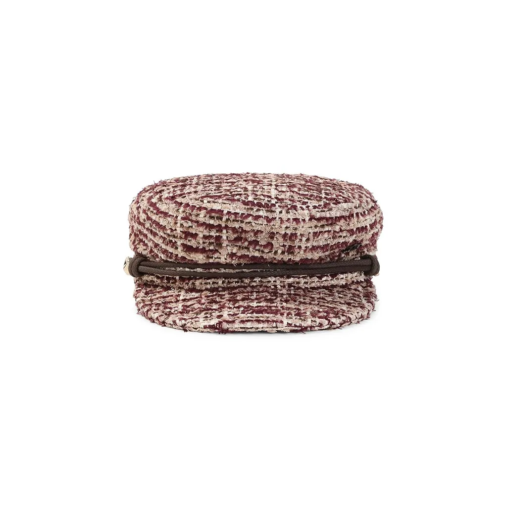 New Abby Tweed Baker Boy Hat