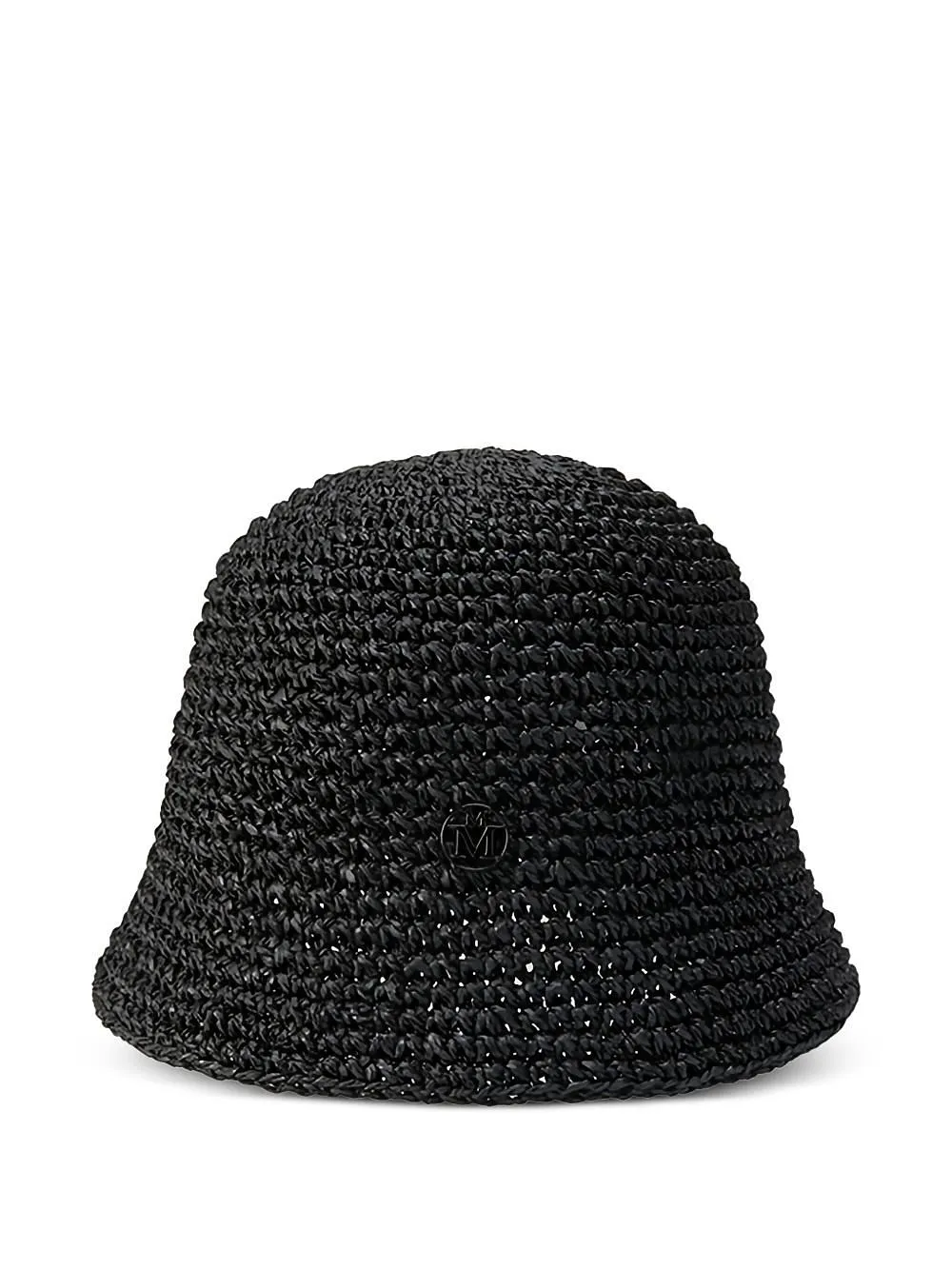 Maison Michel Logo Plaque Woven Bucket Hat