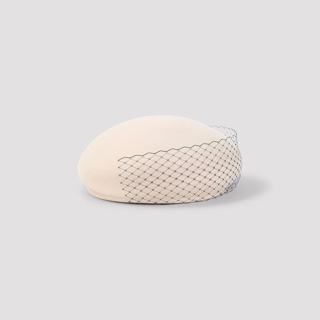 New Bonnie Veil Beret Hat
