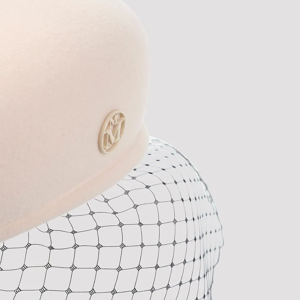 New Bonnie Veil Beret Hat