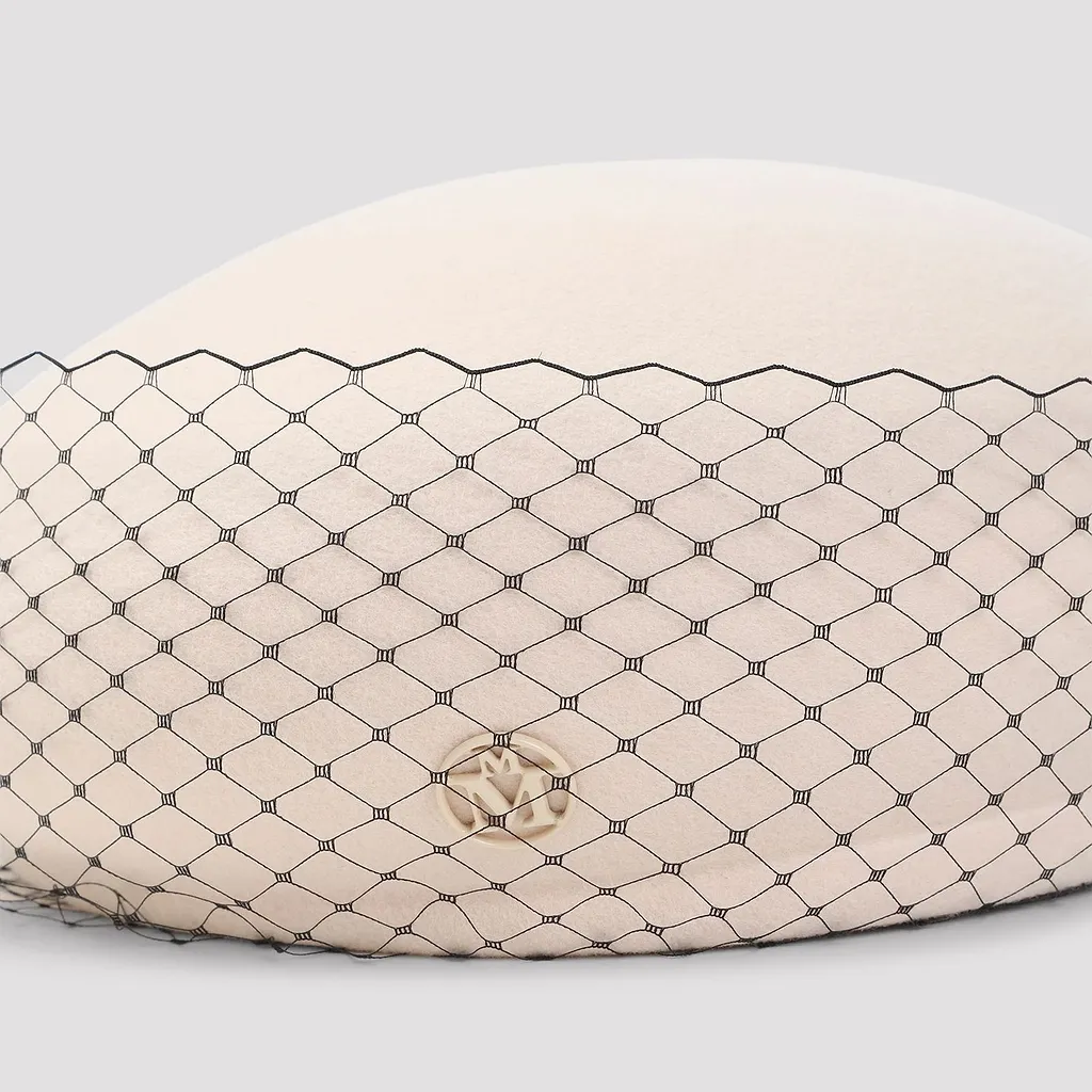New Bonnie Veil Beret Hat