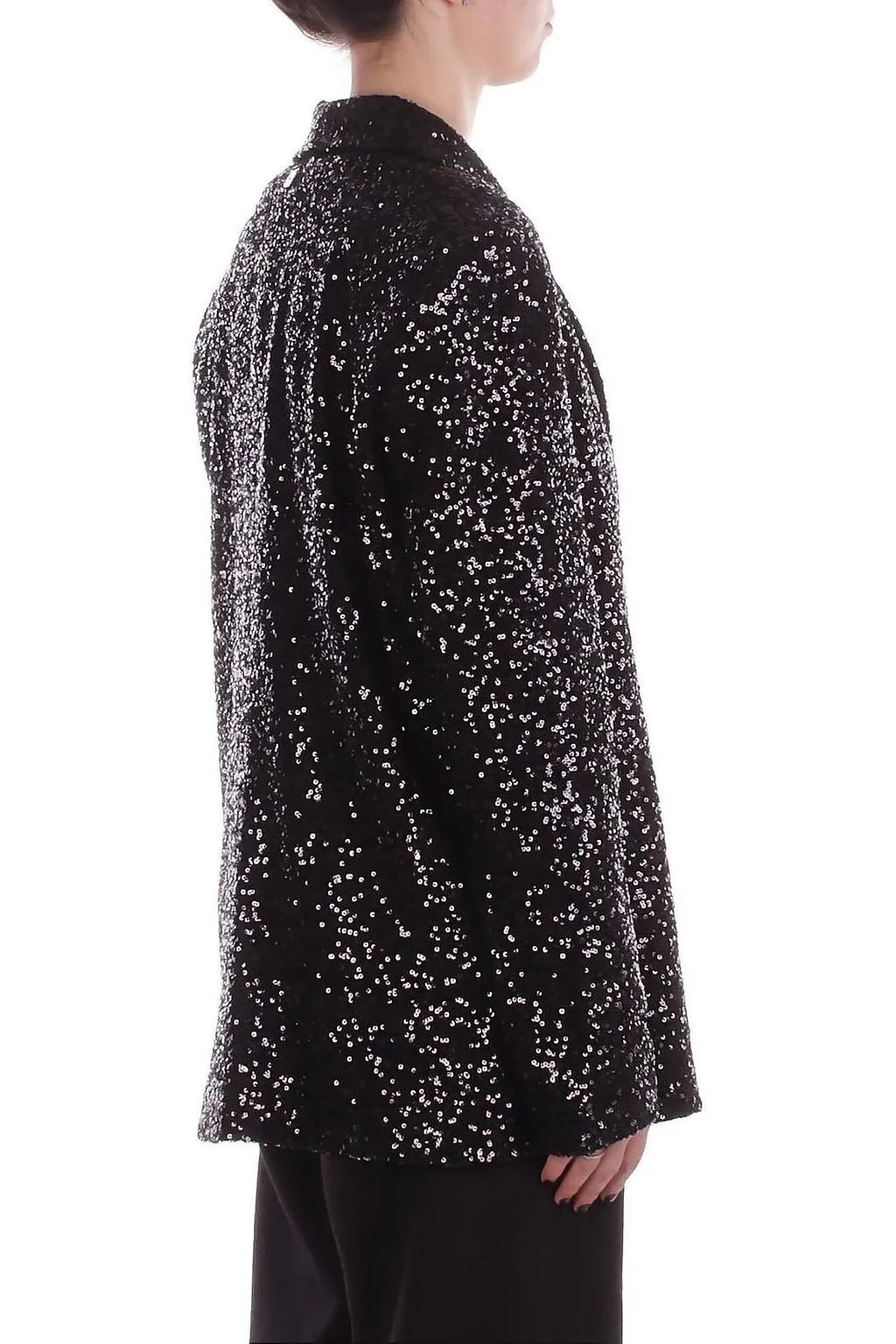 Manila Grace Embellished Single-Breasted Jacket