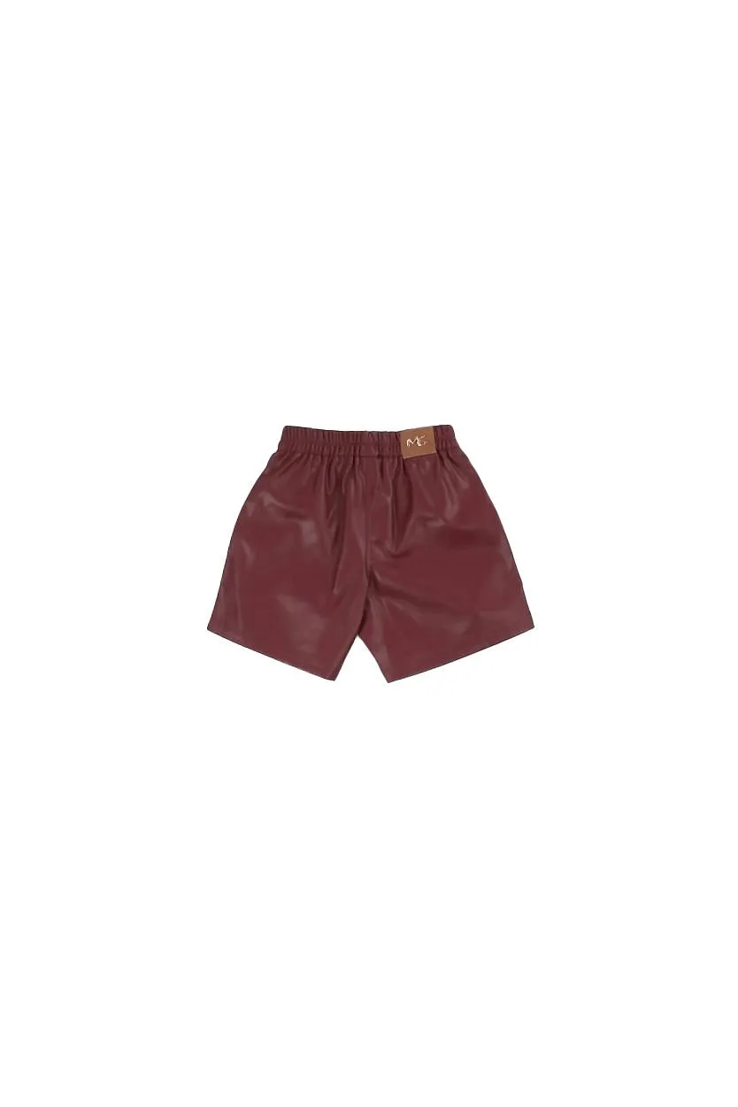 Manila Grace Kids Logo Patch Shorts