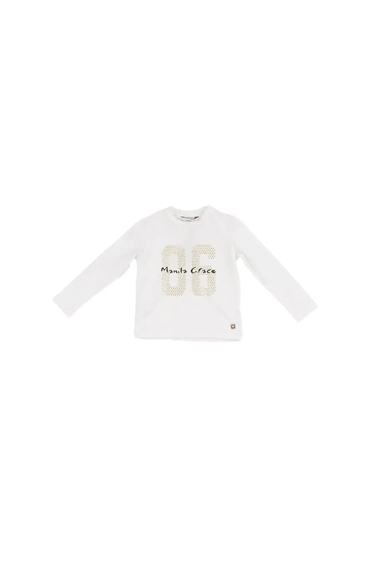 Manila Grace Kids Logo Printed T-Shirt