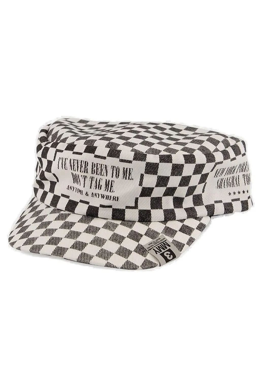 Maison Mihara Yasuhiro Check Printed Work Cap
