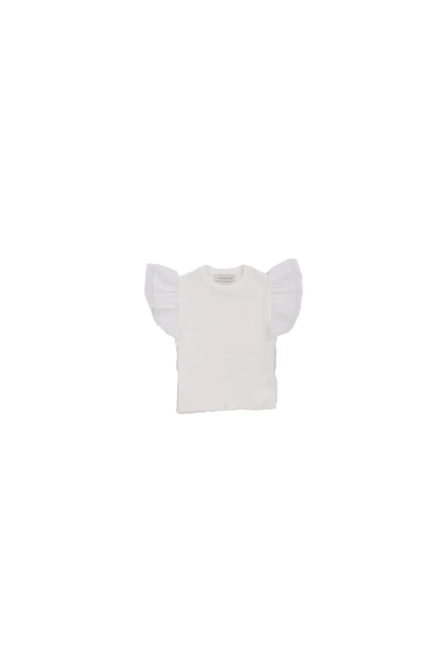 Manila Grace Kids Ruffled Knitted T-Shirt