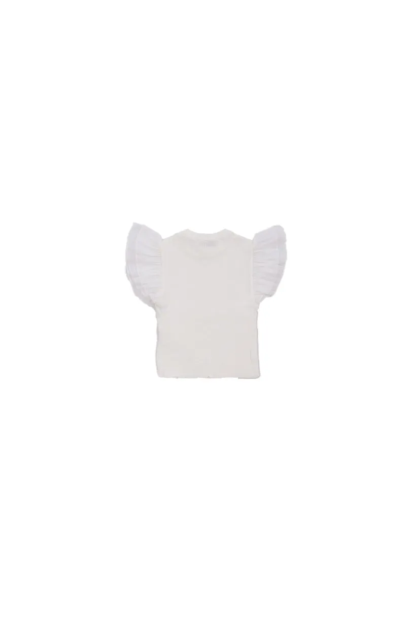 Manila Grace Kids Ruffled Knitted T-Shirt