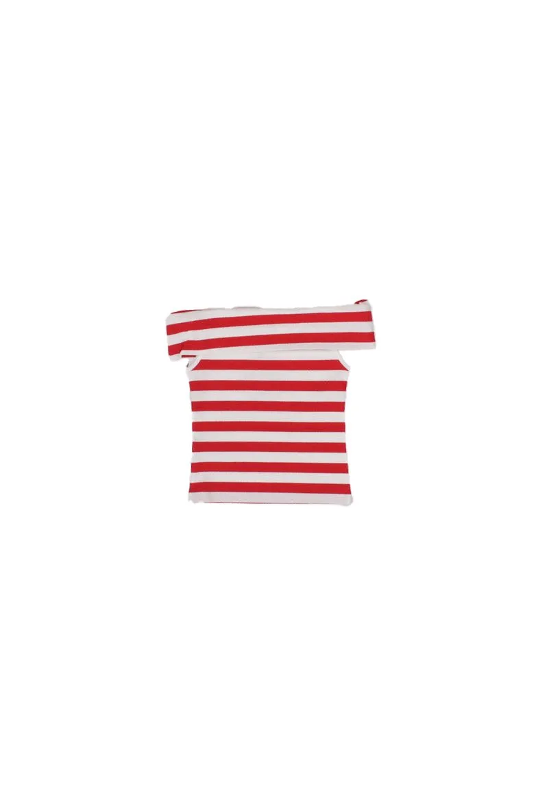 Manila Grace Kids Striped Knitted T-Shirt