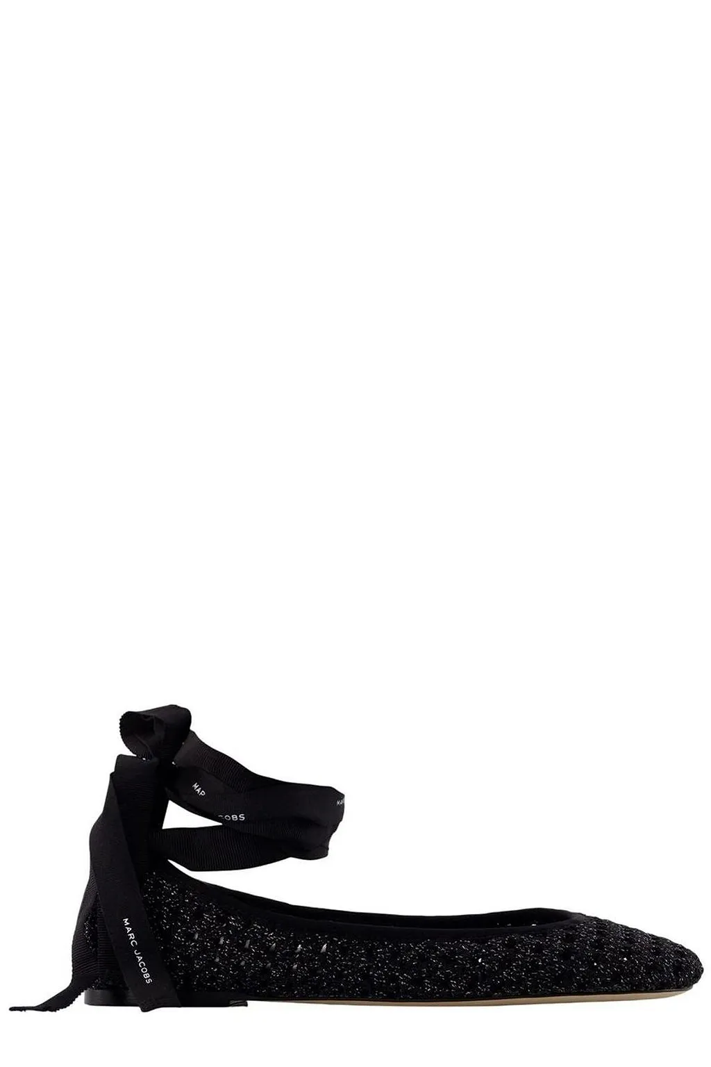 Marc Jacobs The Logo Ribbon Ballet Flats