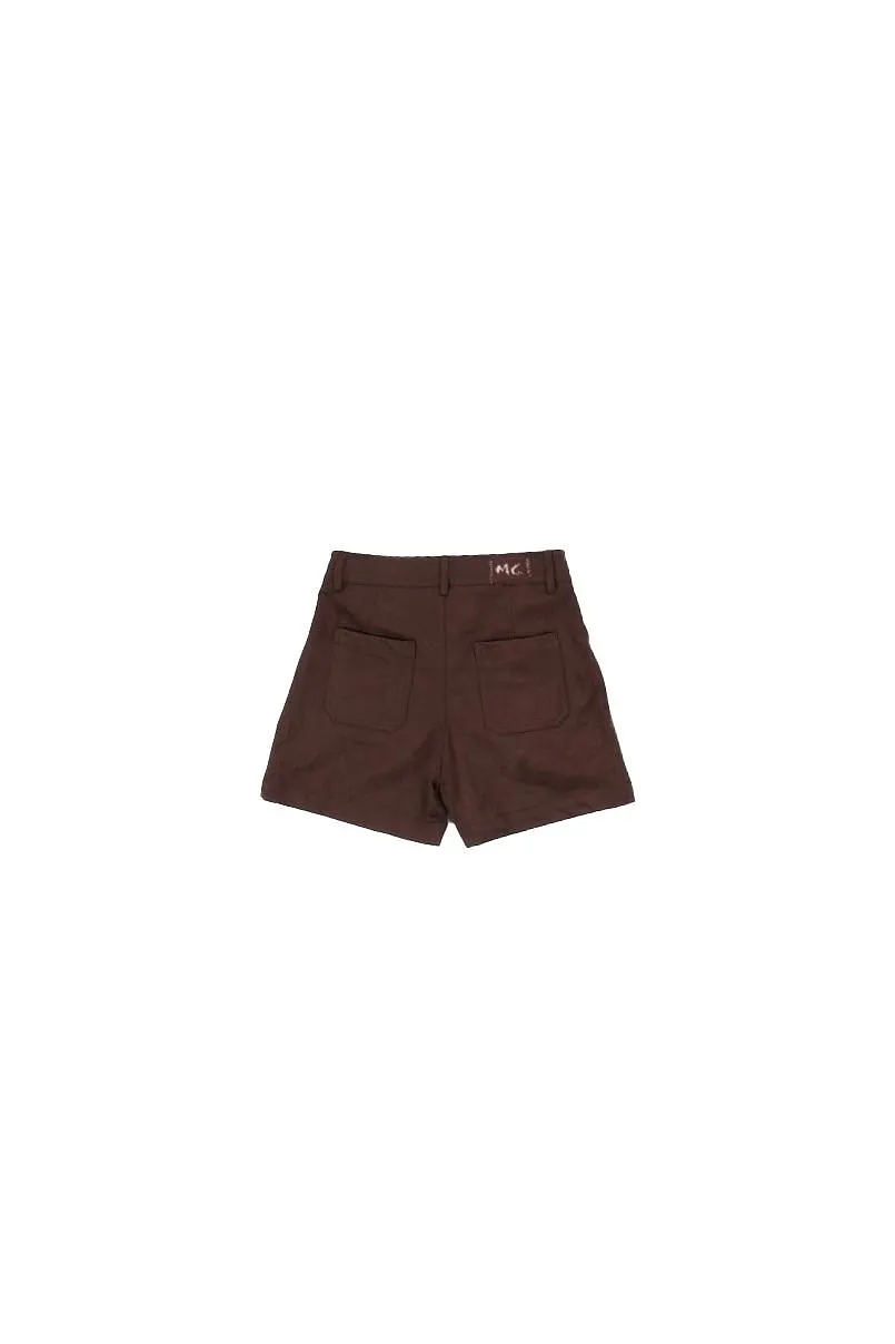 Manila Grace Kids Wide-Leg Knee-Length Shorts