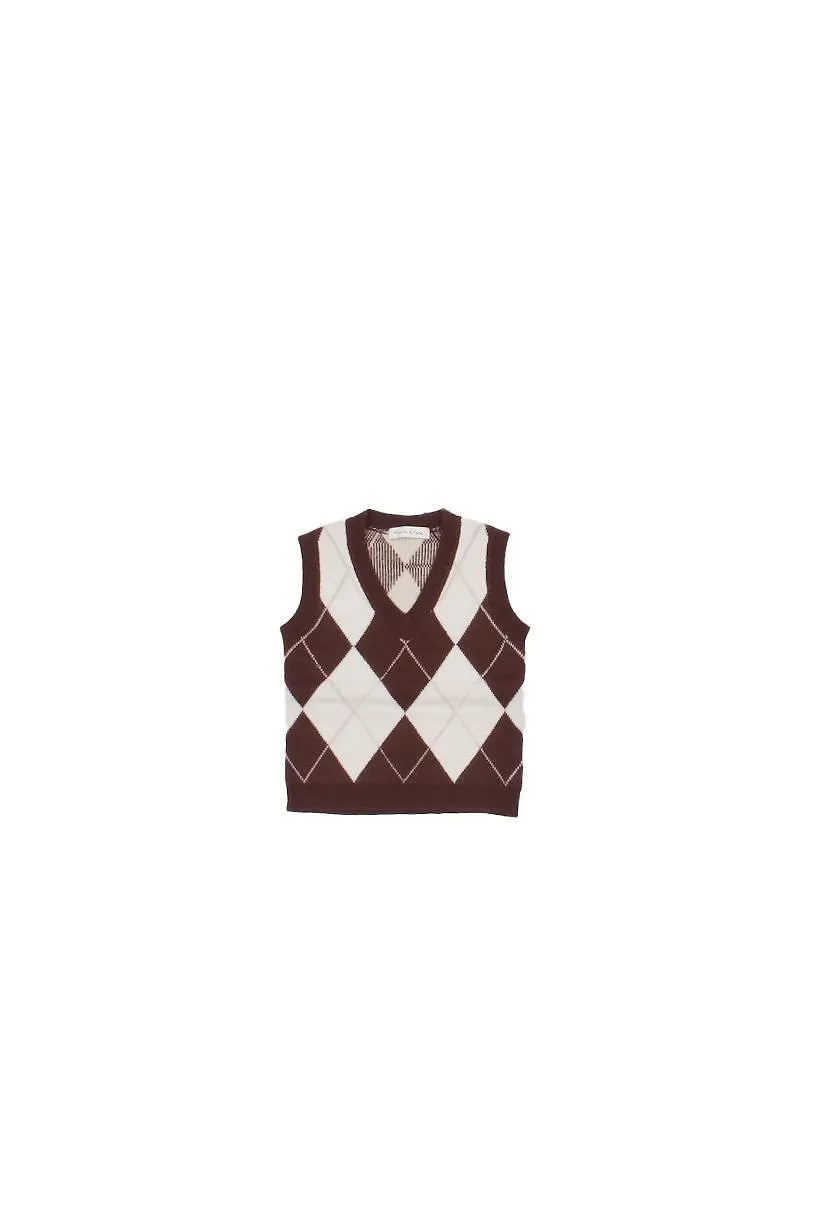 Manila Grace Kids V-Neck Knitted Vest