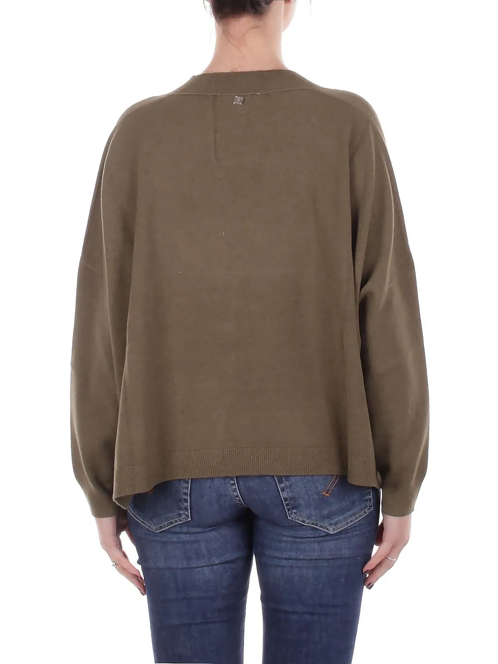 Manila Grace Long Sleeved V-Neck Jumper