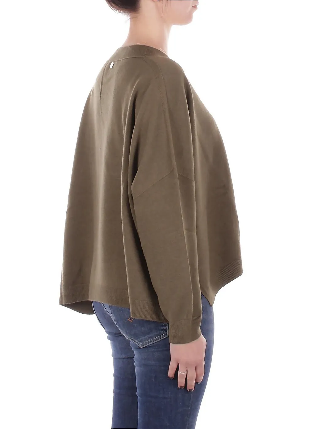 Manila Grace Long Sleeved V-Neck Jumper