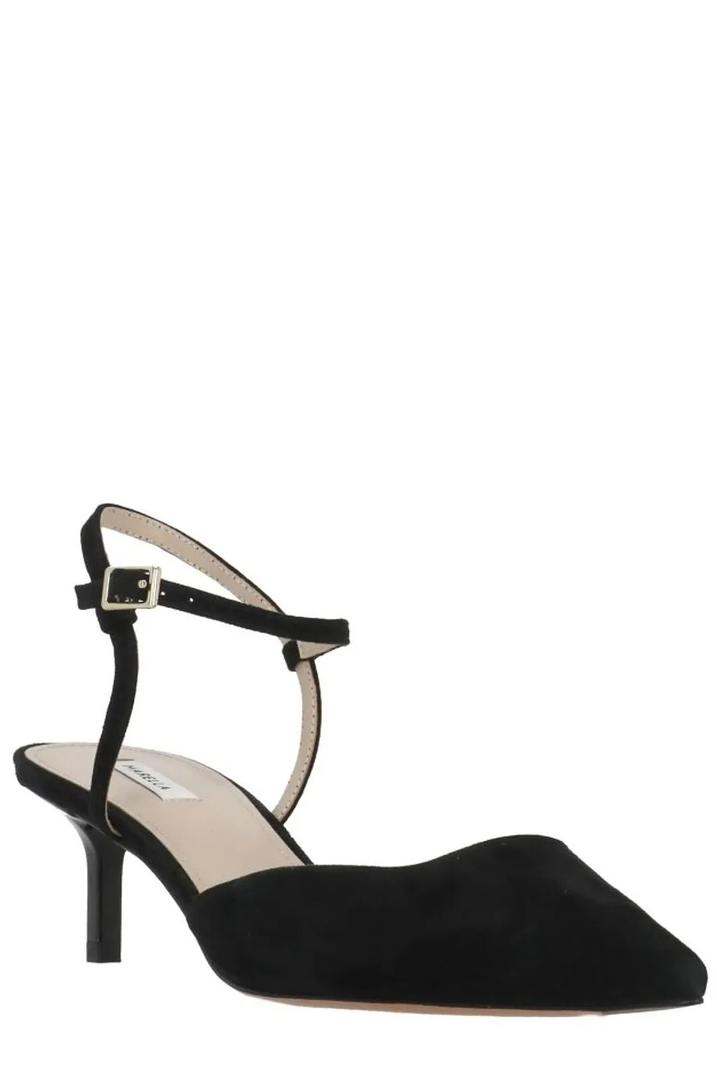 Manila Grace Slingback Kitten Heel Pumps