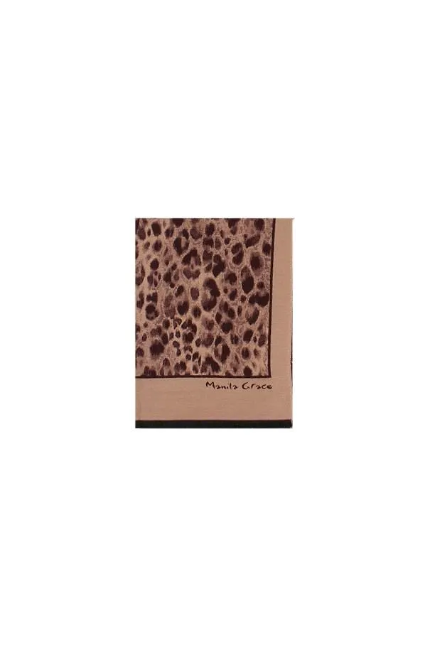 Manila Grace Spotted Animal Printed Scarf